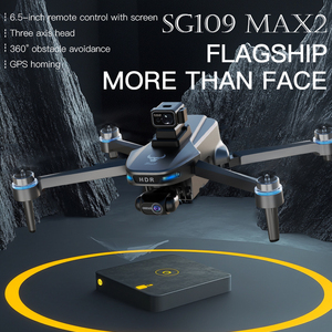 Sg109 max2 עם מסך גדול שלט רחוק rc gps הוביל מכשול אור מכשול הימנעות מצלמת hd 4k foldable vs f22 <span class=keywords><strong>s3</strong></span>