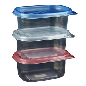 Contenitore di plastica eliminabile di stoccaggio dell'alimento di forma rettangolare di progettazione dell'oem 1000ml - Product Image 1