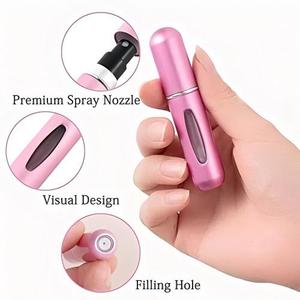 Du Lịch Kích Thước Nhôm Nước Hoa Chai 5Ml 8Ml 10Ml Mini Nước Hoa Phun Rỗng Nước Hoa <span class=keywords><strong>Atomizer</strong></span> Refillable Xách Tay Chai - Product Image 2