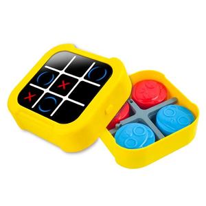Özel 5 1 elektronik Tic Tac Toe oyunu el elektrikli bulmaca oyun konsolu-Tic Tac Toe dokunmatik seyahat oyun konsolu - Product Image 1