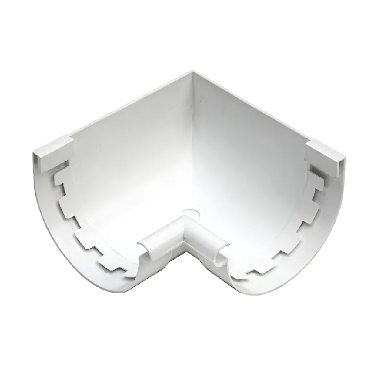 Conector de ángulo de accesorios y canaleta de lluvia de PVC de alta calidad ERA con certificado Kitemark