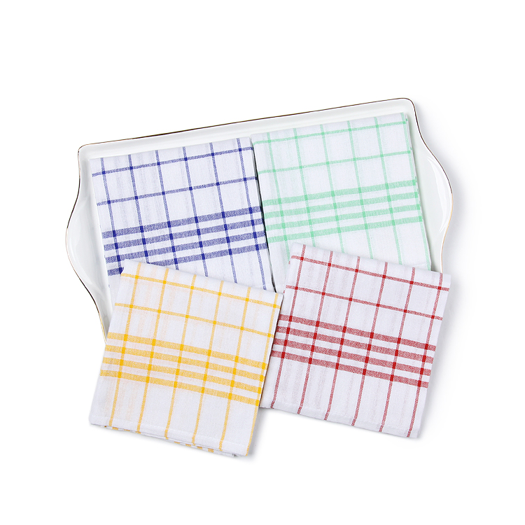 Wholesale factory direct white 100% cotton dish kitchen tea towels