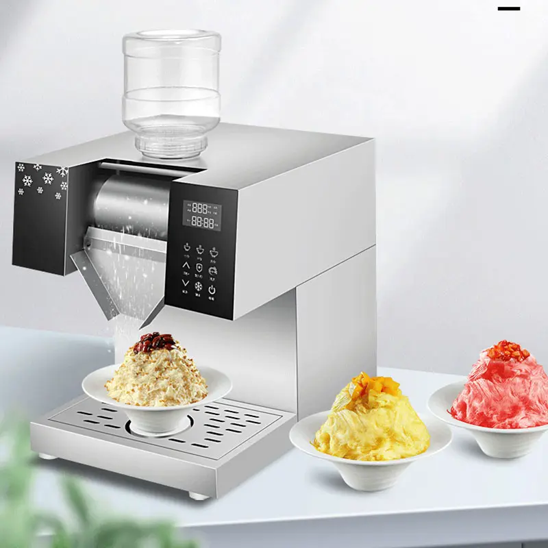 Novidades, máquina de barbear de gelo e cone de neve, máquina de barbear de neve e gelo Bingsu, oferta quente