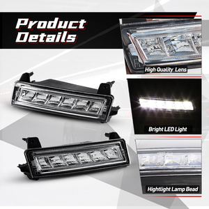 Daytime Running <strong>Light</strong> LED DRL Fog Lamp for Mercedes Benz 2009-2013 ML <strong>GL</strong> GLK W164 ML320 ML350 ML450 - Product Image 2