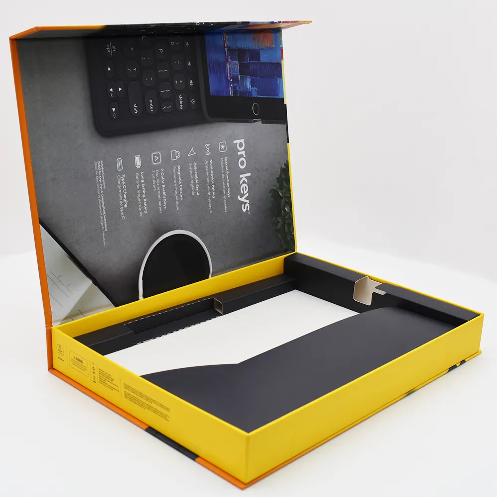 Scatola di imballaggio per laptop custodie per telefoni vuote di alta qualità scatola di pacchetto in carta con logo personalizzato con accessori