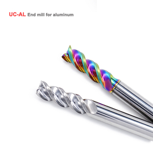 胶带涂层硬质合金刀具耐磨铣刀数控加工套装，用于加工铝材料 - Product Image 3