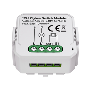 YiHiOO 10A 1 Channel Smart Switch Module Tuya Smart Life App <strong>Zigbee</strong> Smart Relay Switch Module <strong>Zigbee</strong> Smart Switch <strong>Controller</strong> - Product Image 2