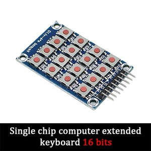 Micro Switch 1*2/2*2/2*4/4*4 <strong>Matrix</strong> Keyboard 8-bit Button Independent Button MCU External Expansion Keyboard Module - Product Image 3