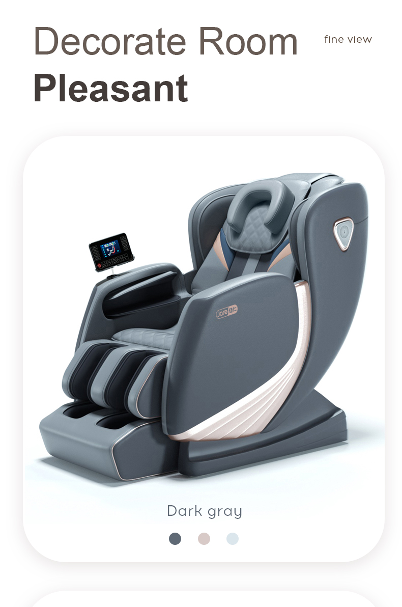 Jare L7 Display Lcd Remote Control Luxury 4D Foot Spa Factory Price Kneading Shiatsu Blue-Tooth Full Body Massage Chair