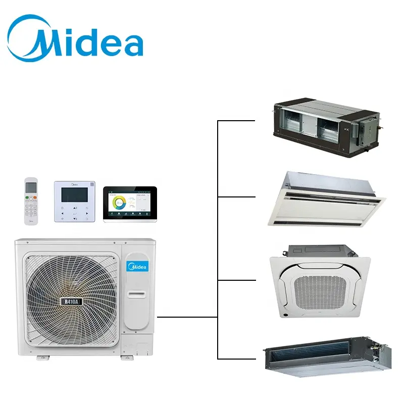 Điều Hòa Không Khí Vrf Biến Tần Dc Biến Tần Midea Climatiseur Chia Thông Minh 14kw Lắp Đặt Dễ Dàng Giá Xuất Xưởng