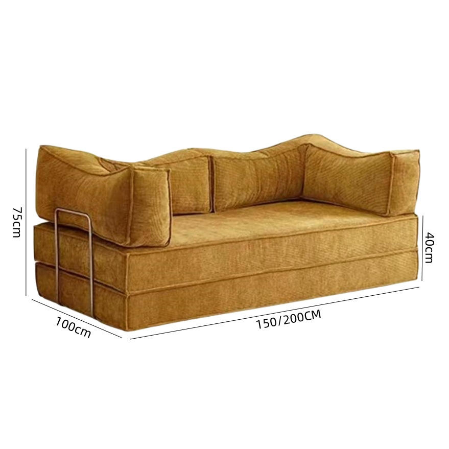 Tissu tissé gingembre