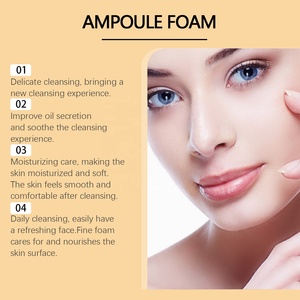Großhandel Custom Organic Cen tella Asiatica Hyaluron säure Beruhigende Reparatur Haut Tiefen reinigung Feuchtigkeit spendender Gesichts reiniger - Product Image 3