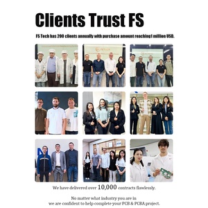 FS PCBA สำหรับวัตถุประสงค์ทั่วไปต้องมีไฟล์ BOM Gerber บอร์ดพัดลม PCB ขนาดเล็กการผลิต PCBA - Product Image 5