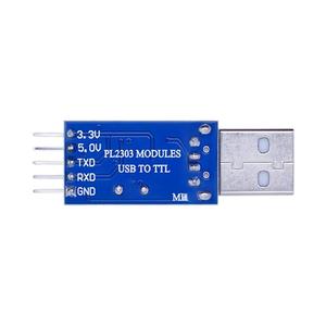 PL2303USB-RS232TTLコンバーターアダプターモジュール/USBTTLコンバーターUARTモジュールCH340GCH340モジュール3.3V 5Vスイッチ - Product Image 4