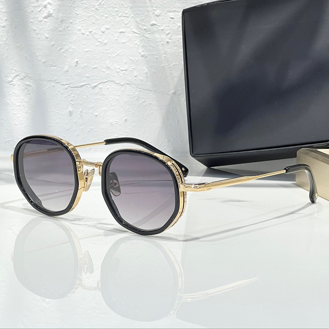 Gold black frame gradient gray