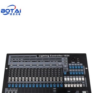 Controlador de iluminación BOTAI King DMX 1024 con 1024 canales DMX interruptor Manual 8A corriente de salida Efectos Incorporados pantalla LCD