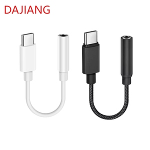DAJIANG toptan USB C için 3.5mm kulaklık adaptörü tip C Aux ses Dongle kablo tipi C için 3.5mm kulaklık Port adaptörü kablo - Product Image 1