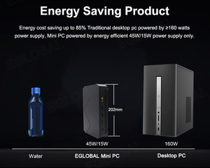 EGLOBAL New Mini <strong>Computer</strong> with 8750H8GB M.2 SSD Win 10 Linux Ubuntu 4K 2XHD Type-C USB 3.1 <strong>Desktop</strong> NUC Mini Pc - Product Image 3