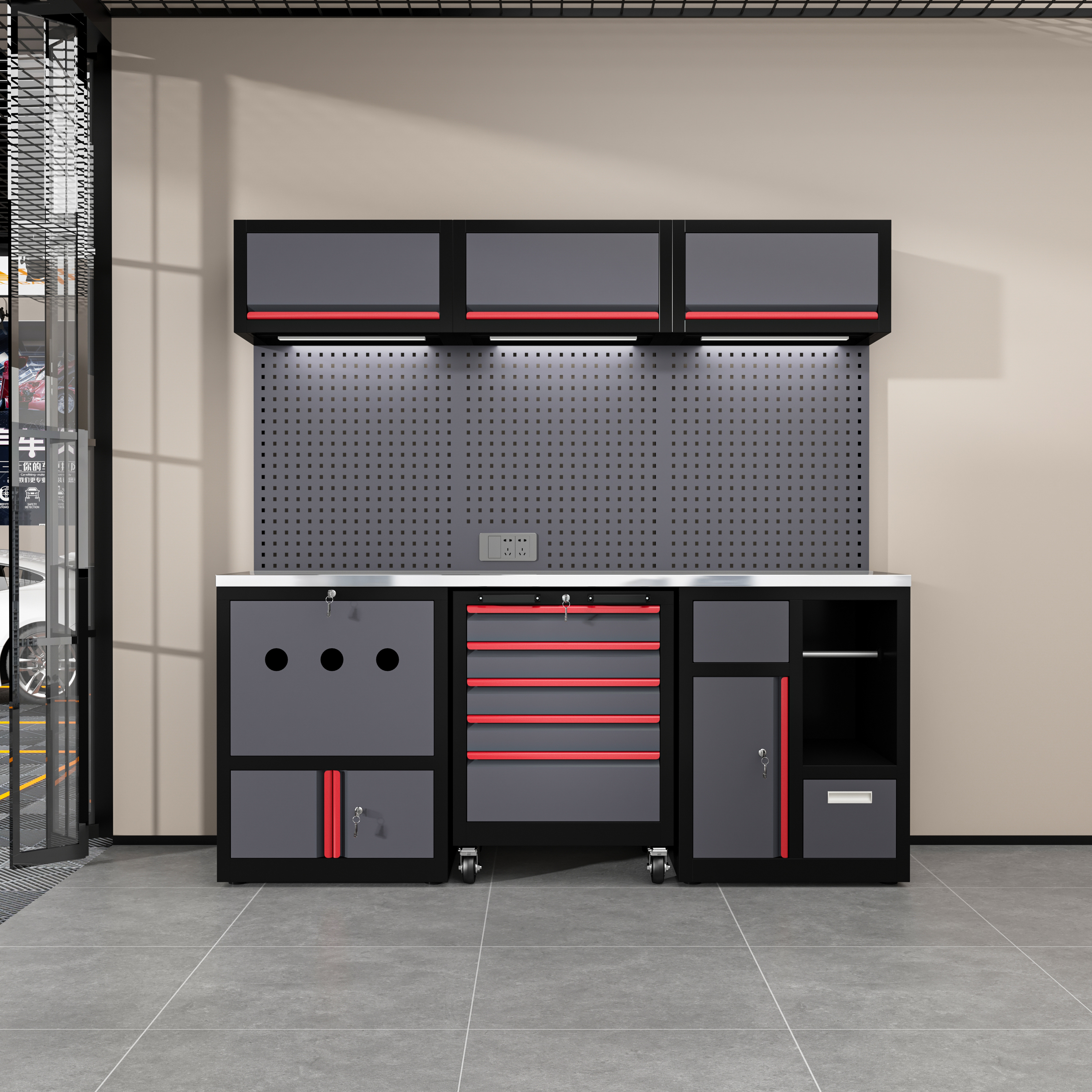 Three-unit workstation - S05