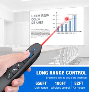 USB typc-c presentazione Clicker Air Mouse Control Wireless ricaricabile presentatore puntatore remoto PPT RF 2.4GZ Clicker PowerPoint - Product Image 2