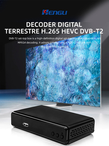 Decodificador de TV DVBT2 + C, DVB-C Combo FULL HD, receptor de TV DVBC, H.265, pequeño decodificador HEVC - Product Image 6