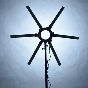 FOSOTO FT-06 CRI 97 + 3200K-5600K 6 tüpler LED halka ışık, 120W kısılabilir Led Video ışık kiti canlı yayın, YouTube - Product Image 6