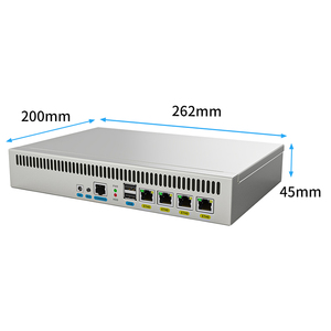 BKHD personalizado 13 pulgadas 4 * LAN Router Intel Celeron J4125 4 núcleos 4 hilos Soft Routing Computer Firewall VPN Network Solution - Product Image 5