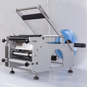 LK-LSTB14 Halbautomat ische hand gepresste runde Flaschen verbreiter ung Manuelle hand betätigte Codier-und Etikett ier maschine - Product Image 6
