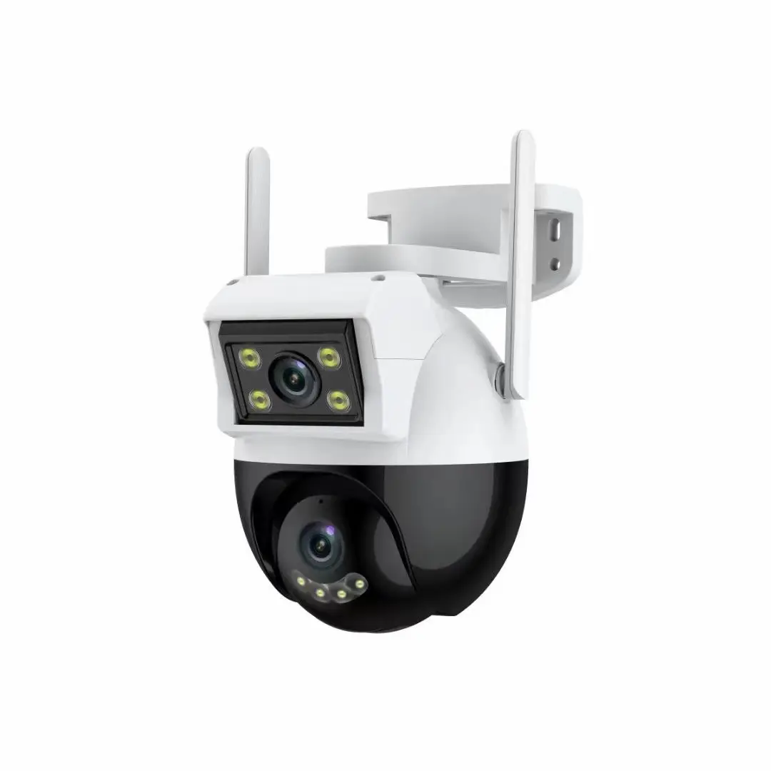 6MP Dual Lens Home Smart Camera 360 Degree Indoor IP Wifi PTZ Camera Bluetooth CCTV Video Surveillance Technology