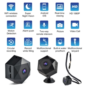 Hd 1080p Nachtsichtkamera drahtloser eingebauter Speicher-Aktivitätsrekorder Überwachung intelligente Mini-Kamera-Halsband - Product Image 6