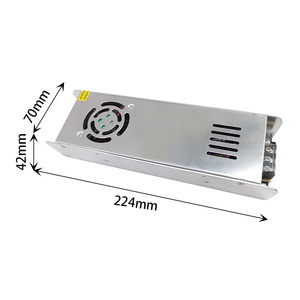 Indoor LED Power Supply Long <strong>Strip</strong> 24V 400W Dual <strong>Output</strong> Switching Power Supply LED <strong>Driver</strong> Led <strong>Driver</strong> Power Module - Product Image 1
