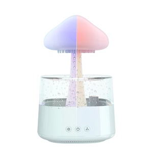 450ml <strong>7</strong> Colorful Light Air Humidifier Essential Oil Diffuser Atomizer Freshener Mist Sprayer Home Rain Cloud Humidifier Mushroom - Product Image 5