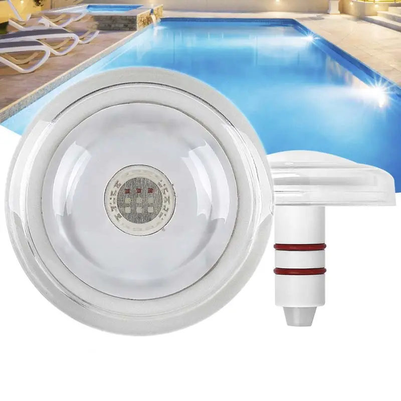 Luz LED impermeable de 12V de alta calidad para piscina, fuente de estanque, luces subacuáticas inteligentes para exteriores