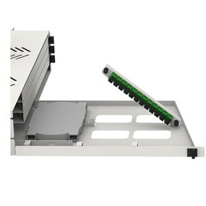 ANSHI 19 Inch Rotary Fiber Optic <strong>Patch</strong> <strong>Panel</strong> with 12 24 48 SC/UPC Ports ODF 4G/3G <strong>Network</strong> Terminal Box for 4G/3G <strong>Networks</strong>