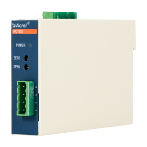Acrel-Sensor de efecto Hall, fuente de alimentación de 12VDC, entrada de corriente de entrada de CC 0 ~ 5V, de salida de corriente de salón, 1/2V