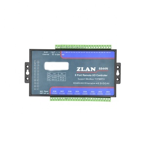 8 ช่อง wifi AI/DI/DO Re-mote I/O คอนโทรลเลอร์ L-AN Modbus T-CP P2P โมดูลเก็บข้อมูล ZLAN6844N - Product Image 1