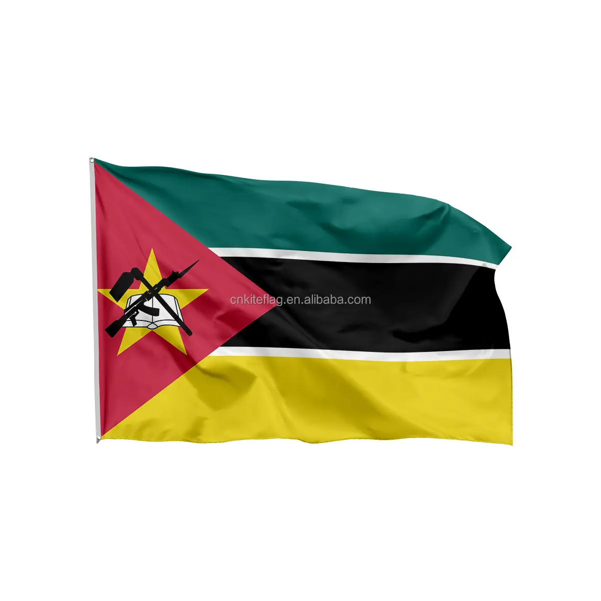 Sublimação poliéster 90x150cm Bandeira nacional moçambique