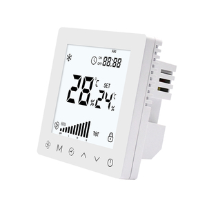 RS485 modbus мониторинг в режиме реального времени температурным фильтром функция уведомления о сообщениях фанкойл термостат 3 скорость вентилятора переключатель контроллер - Product Image 1
