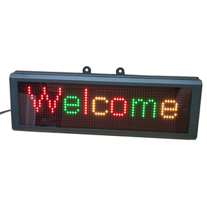 Letrero LED pequeño para interiores, pantalla LED programable de doble color, cartelera LED de x 64 puntos, tablero de publicidad, pantalla LED de desplazamiento - Product Image 3