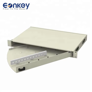 24-Port 1U 19 pollici girevole Patch Panel in fibra ottica supporto Rack ODF telaio di distribuzione per alto - Product Image 5