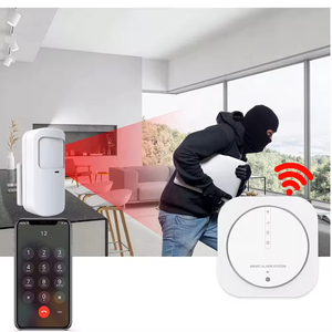 新款图雅智能WiFi 4g安全报警系统面板内置警报器，带门运动传感器家庭报警系统 - Product Image 5