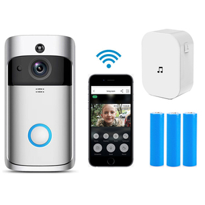 V5, videoportero con wifi para casa inteligente, sistema de intercomunicación inalámbrico, timbre de puerta HD, cámara, timbre con cámara - Product Image 1
