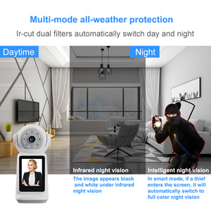 V380 kapalı kamera 3MP kapalı kamera Video çağrı fonksiyonu ile iki yönlü ses akıllı kablosuz ağ kamerası - Product Image 6