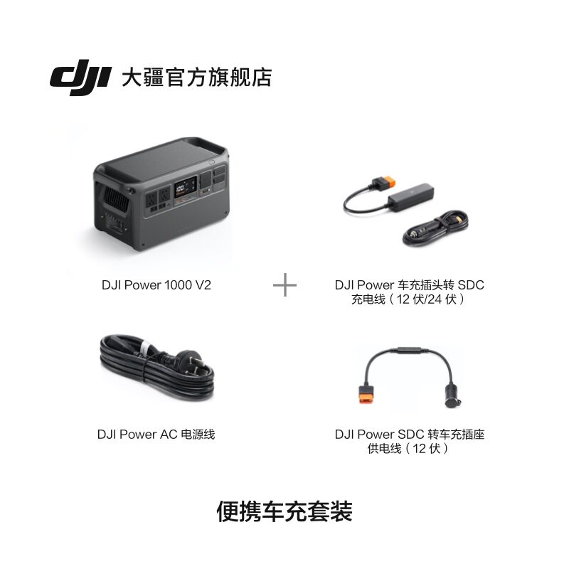 Ensemble de chargeur de voiture portable