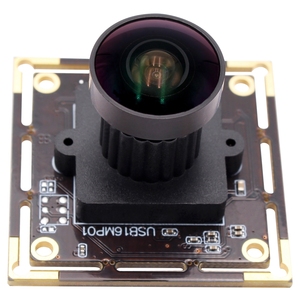 ELP Free Driver USB2.0 modulo fotocamera 16MP IMX298 Raspberry Pi videoconferenza Mini USB Webcam grandangolare Fisheye - Product Image 3