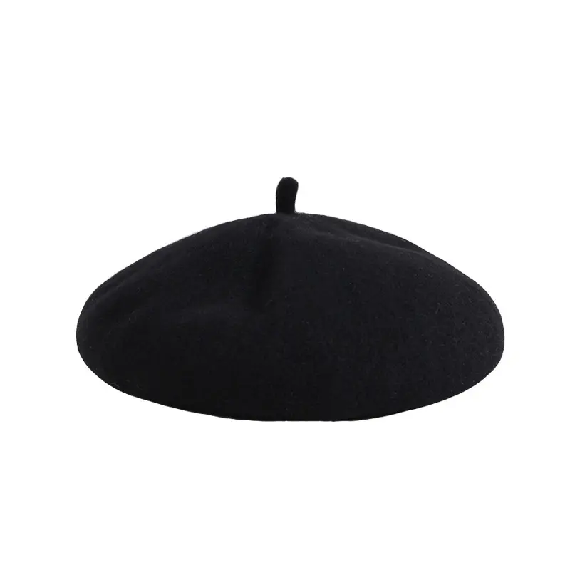 Czelrine หมวกไหมพรมถักสำหรับเด็กทารกหญิง, หมวกเบเร่ต์ขนสัตว์ฝรั่งเศสสำหรับฤดูหนาว