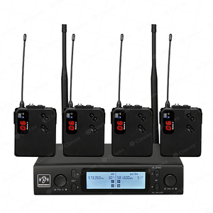 Clavax IEM-100 10 Bodypacks Không Dây Trong Tai Hệ Thống Màn Hình 2 Kênh Studio Loại Màn Hình Cho Sân Khấu Nhà Thờ Ban Nhạc Nhạc Nhạc Công Trường - Product Image 3