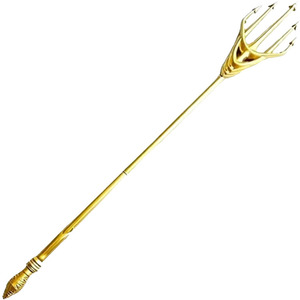 New Poseidon trigeminal năm ngã ba halberd 1.8 m cosplay đạo cụ Đồ chơi PU Đại Lục tang Ba vũ khí làm bằng nhựa bền - Product Image 1