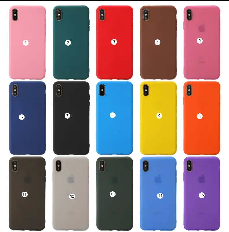 Lovecom — coque de téléphone Samsung en Silicone mat, étui en couleurs de bonbon, mat, pour Galaxy S10 Plus iPhone X XS MAX XR