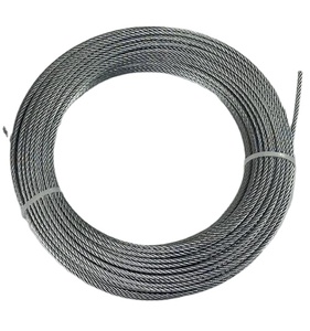 Free Sample Galvanized Steel Wire Rope Custom Size 6*19S+<strong>Iwrc</strong> 6*36Sw+<strong>Iwrc</strong> Customized for Hoist Crane Welding Cutting Bending - Product Image 1